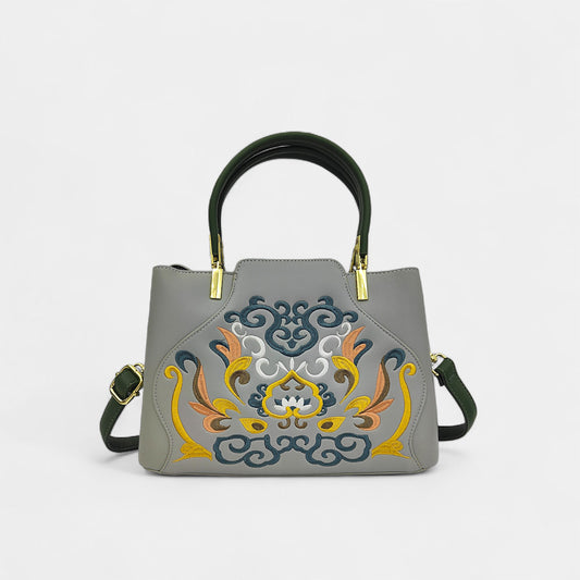 Chinese-vintage-interlock-branch-lotus-embroidered-crossbody-bag-PU-leather