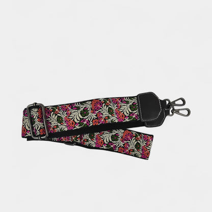 black-vintage-floral-embroidered-crossbody-bag-PU-leather-belt