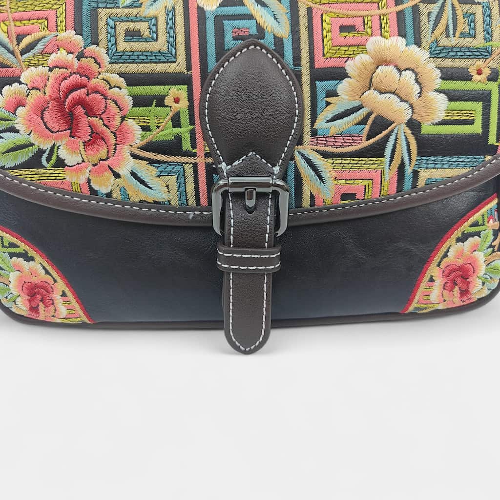 black-vintage-floral-embroidered-crossbody-bag-PU-leather-closure