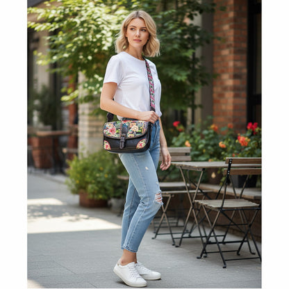 black-vintage-floral-embroidered-crossbody-bag-PU-leather-model-image