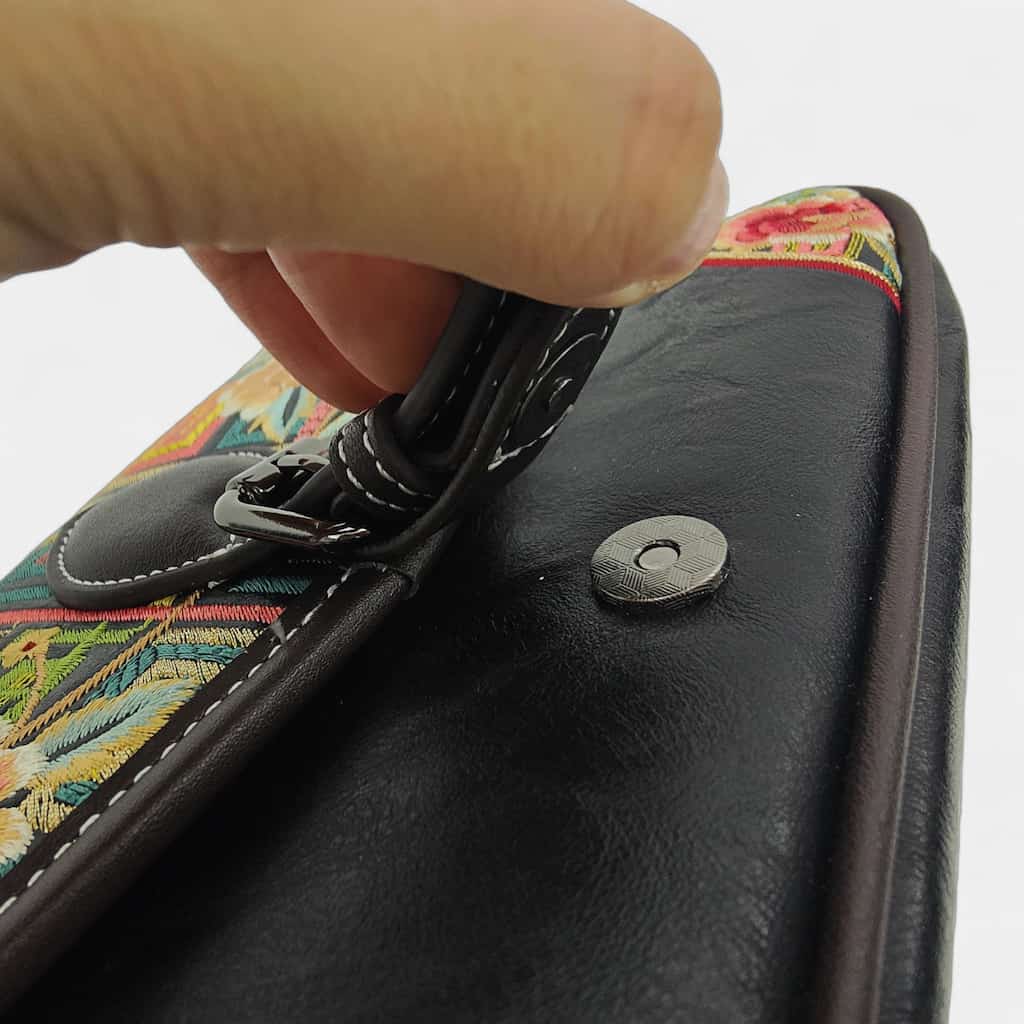 black-vintage-floral-embroidered-crossbody-bag-PU-leather-snap-closure