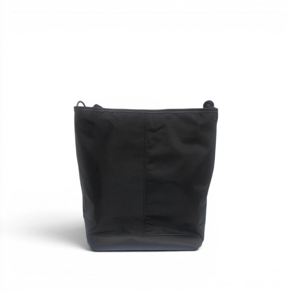 Black Crabapple Blossom Embroidered Waterproof Oxford Tote Bag
