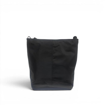 Black Crabapple Blossom Embroidered Waterproof Oxford Tote Bag