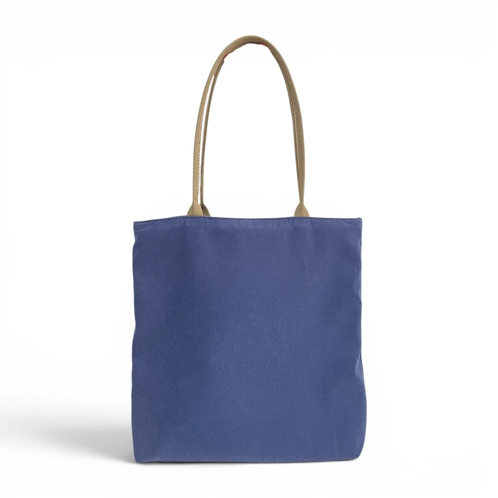 Wildflower Embroidered Canvas Tote Bag