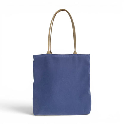 Wildflower Embroidered Canvas Tote Bag