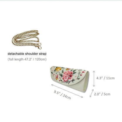 Mulberry Silk Su Embroidery Peony & Butterfly Evening Clutch
