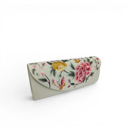 Mulberry Silk Su Embroidery Peony & Butterfly Evening Clutch