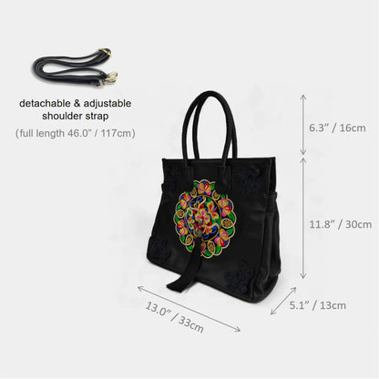 vintage-butterfly-pattern-embroidered-tote-bag-with-tassels-dimension