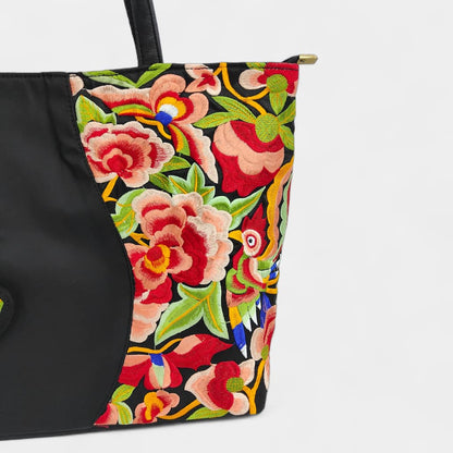 vintage-embroidered-nylon-tote-bag-with-floral-and-butterfly-pattern-embroidery-detail