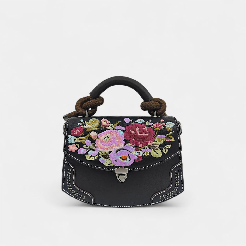 vintage-floral-embroidered-PU-leather-saddle-bag-with-top-handle