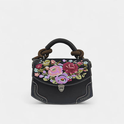 vintage-floral-embroidered-PU-leather-saddle-bag-with-top-handle