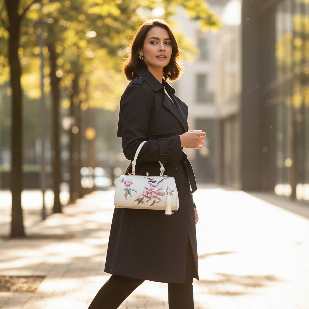 vintage-peony-embroidered-women-barrel-bag-with-tassels-model-image