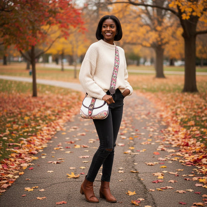white-vintage-floral-embroidered-crossbody-bag-PU-leather-model-image